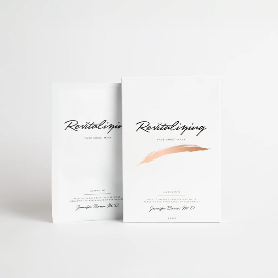 Revitalizing Face Sheet Mask Box of 5